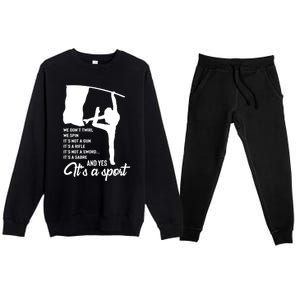 Color Guard Design Band Gift Marching Design Gift Premium Crewneck Sweatsuit Set