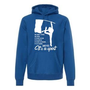 Color Guard Design Band Gift Marching Design Gift Premium Hoodie