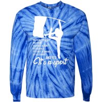 Color Guard Design Band Gift Marching Design Gift Tie-Dye Long Sleeve Shirt