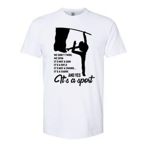 Color Guard Design Band Gift Marching Design Gift Softstyle CVC T-Shirt