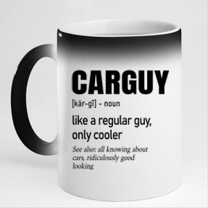 Car Guy Definition Mechanic And Auto Racing Cute Gift 11oz Black Color Changing Mug