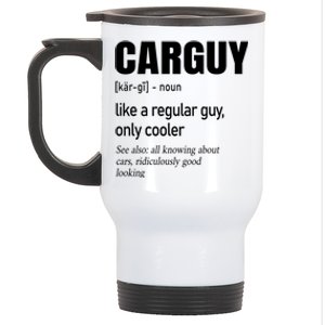 Car Guy Definition Mechanic And Auto Racing Cute Gift Stainless Steel Travel Mug