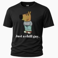 Chill Guy Dog Funny Chill Guy Meme Cooling Performance Crew T-Shirt