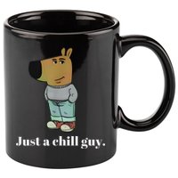 Chill Guy Dog Funny Chill Guy Meme 11oz C Handle Ceramic Mug