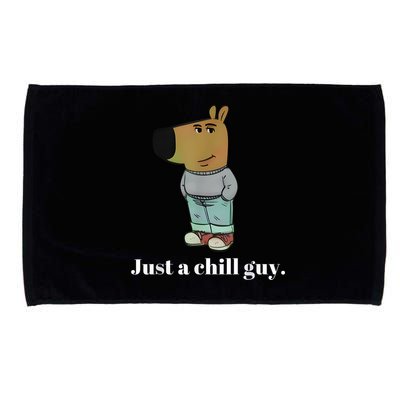 Chill Guy Dog Funny Chill Guy Meme Microfiber Hand Towel
