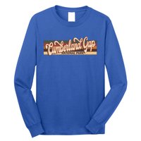 Cumberland Gap Derby Kentucky Us Beach Vintage Retro 70s 80s Gift Long Sleeve Shirt