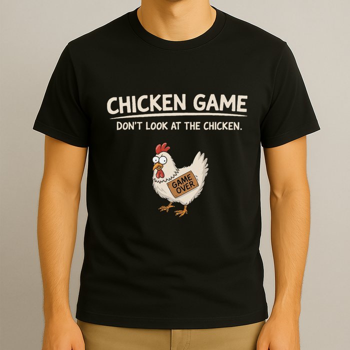 Chicken Game DonT Look At The Chicken T-Shirt