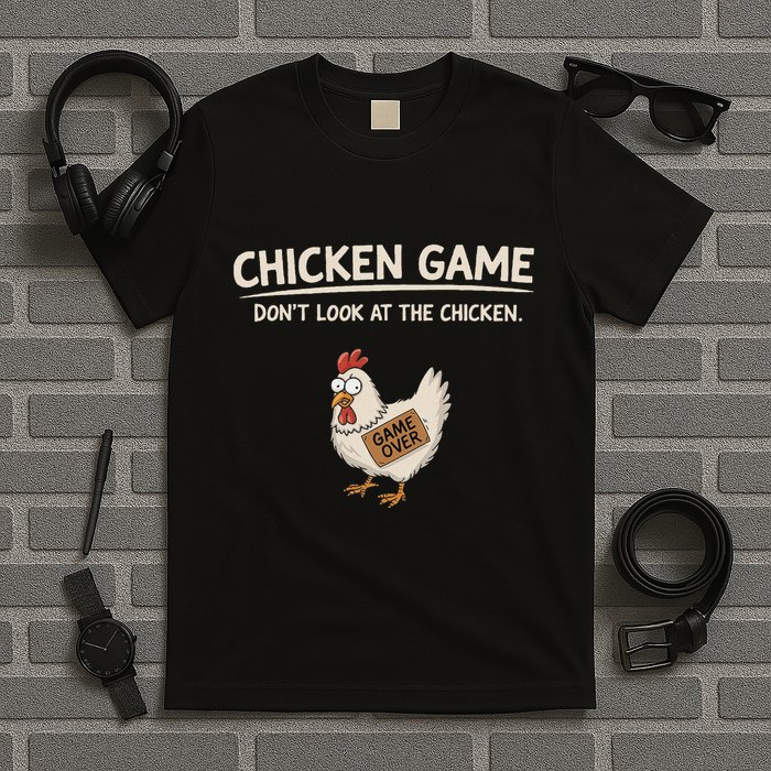Chicken Game DonT Look At The Chicken T-Shirt