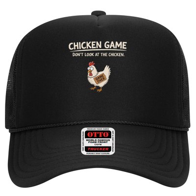 Chicken Game Don't Look At The Chicken Trucker Hat