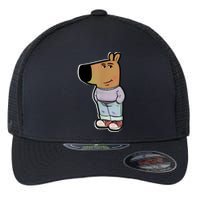 Chill Guy Dog Funny Chill Guy Meme Flexfit Unipanel Trucker Cap