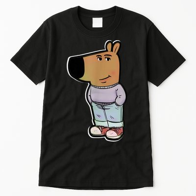 Chill Guy Dog Funny Chill Guy Meme Tall T-Shirt