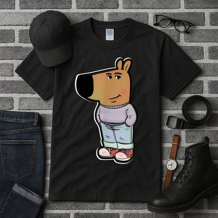 Chill Guy Dog Funny Chill Guy Meme Tall T-Shirt