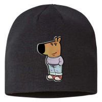 Chill Guy Dog Funny Chill Guy Meme Sustainable Beanie