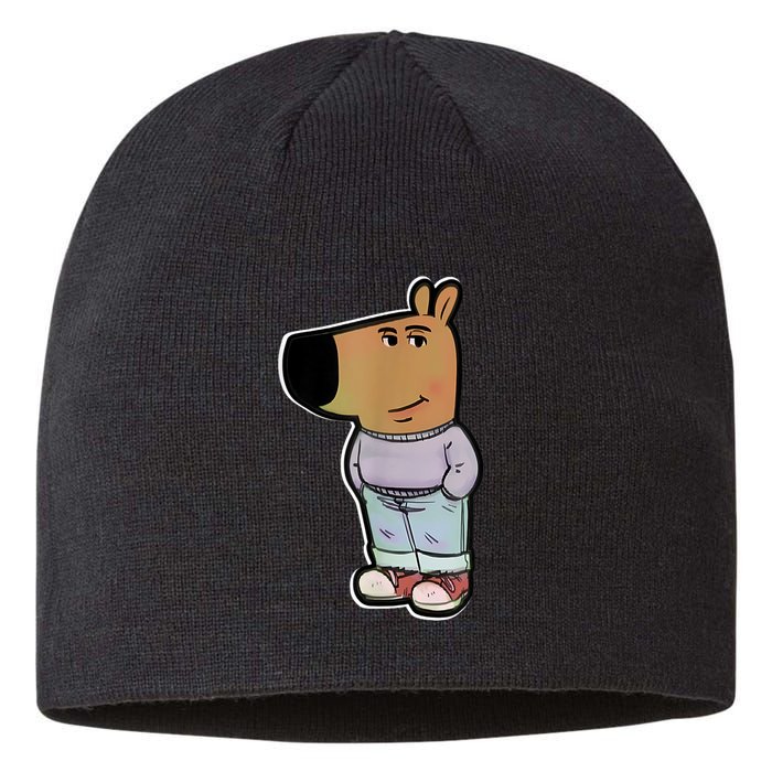 Chill Guy Dog Funny Chill Guy Meme Sustainable Beanie