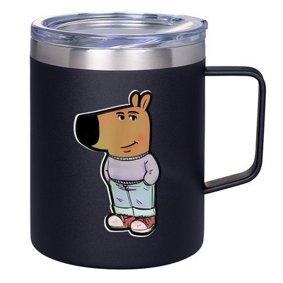 Chill Guy Dog Funny Chill Guy Meme 12oz Stainless Steel Coffee Mug