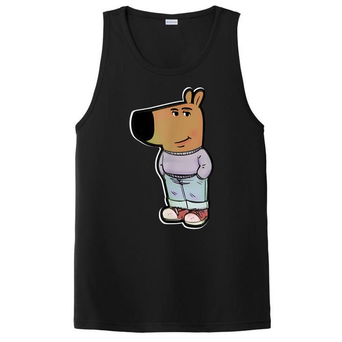 Chill Guy Dog Funny Chill Guy Meme PosiCharge Competitor Tank