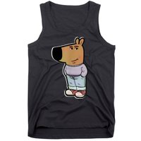 Chill Guy Dog Funny Chill Guy Meme Tank Top