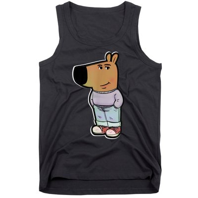 Chill Guy Dog Funny Chill Guy Meme Tank Top