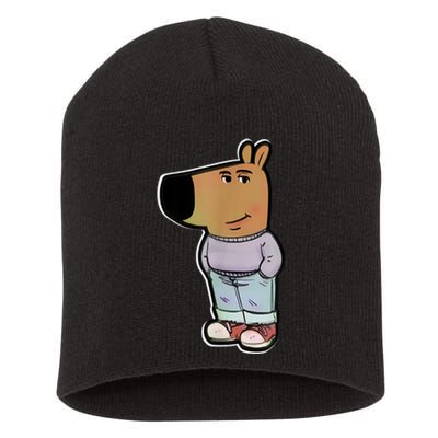 Chill Guy Dog Funny Chill Guy Meme Short Acrylic Beanie