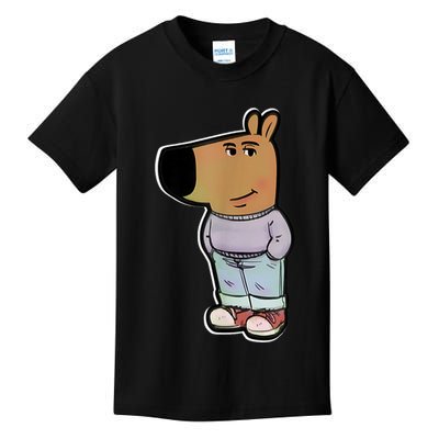 Chill Guy Dog Funny Chill Guy Meme Kids T-Shirt