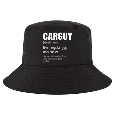 Car Guy Definition Mechanic & Auto Racing Cool Comfort Performance Bucket Hat