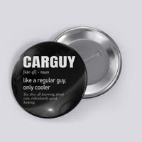 Car Guy Definition Mechanic & Auto Racing Button
