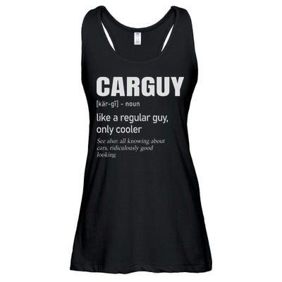 Car Guy Definition Mechanic & Auto Racing Ladies Essential Flowy Tank