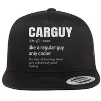 Car Guy Definition Mechanic & Auto Racing Flat Bill Trucker Hat