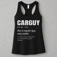 Car Guy Definition Mechanic & Auto Racing Womens Tank Top