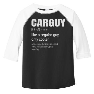 Car Guy Definition Mechanic & Auto Racing Toddler Fine Jersey T-Shirt