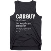 Car Guy Definition Mechanic & Auto Racing Tank Top
