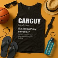 Car Guy Definition Mechanic & Auto Racing Tank Top