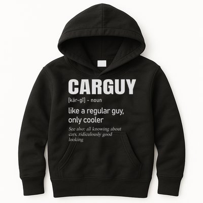 Car Guy Definition Mechanic & Auto Racing Kids Hoodie