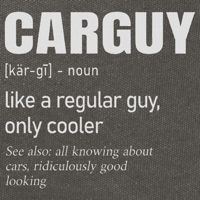 Car Guy Definition Mechanic & Auto Racing Cotton Canvas Backpack