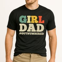 Cool Girl Dad For Father Super Proud Dad Outnumbered Dad Cooling Performance Crew T-Shirt