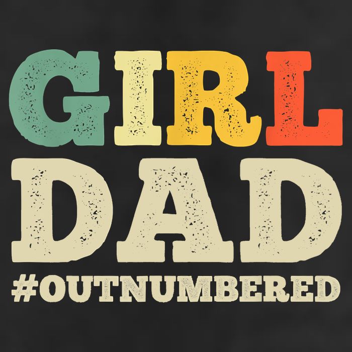 Cool Girl Dad For Father Super Proud Dad Outnumbered Dad Adult Drive Performance Visor