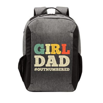 Cool Girl Dad For Father Super Proud Dad Outnumbered Dad Vector Backpack
