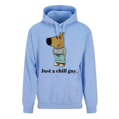 Chill Guy Dog Meme Funny Chill Guy Meme Unisex Surf Hoodie