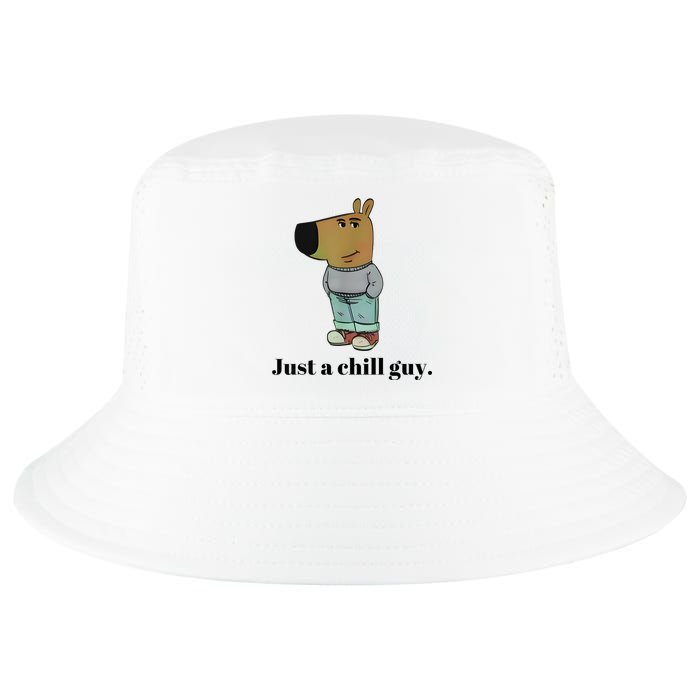 Chill Guy Dog Meme Funny Chill Guy Meme Cool Comfort Performance Bucket Hat