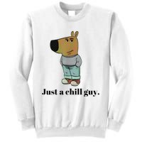 Chill Guy Dog Meme Funny Chill Guy Meme Sweatshirt