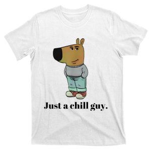 Chill Guy Dog Meme Funny Chill Guy Meme T-Shirt