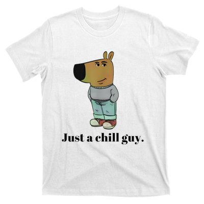 Chill Guy Dog Meme Funny Chill Guy Meme T-Shirt