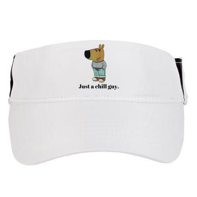 Chill Guy Dog Meme Funny Chill Guy Meme Adult Drive Performance Visor