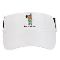 Chill Guy Dog Meme Funny Chill Guy Meme Adult Drive Performance Visor