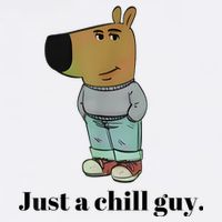 Chill Guy Dog Meme Funny Chill Guy Meme Womens Tank Top