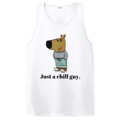 Chill Guy Dog Meme Funny Chill Guy Meme PosiCharge Competitor Tank