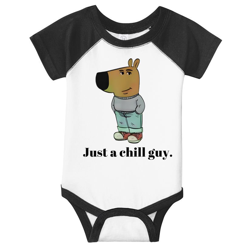 Chill Guy Dog Meme Funny Chill Guy Meme Infant Baby Jersey Bodysuit
