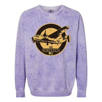 C2 Greyhound (distressed) Colorblast Crewneck Sweatshirt