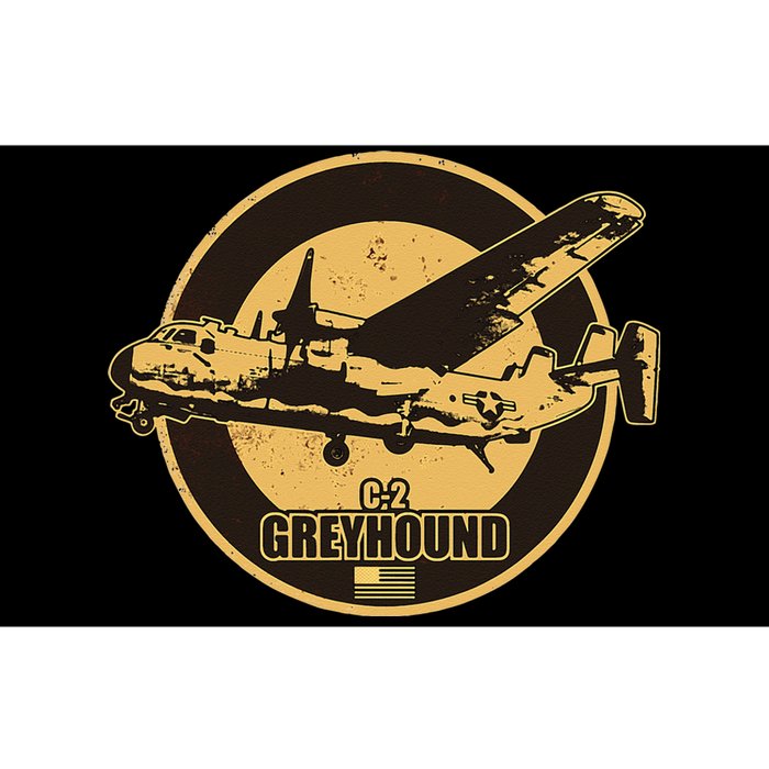 C2 Greyhound (distressed) Bumper Sticker