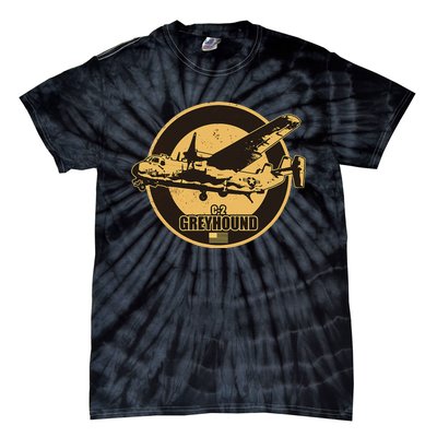 C2 Greyhound (distressed) Tie-Dye T-Shirt